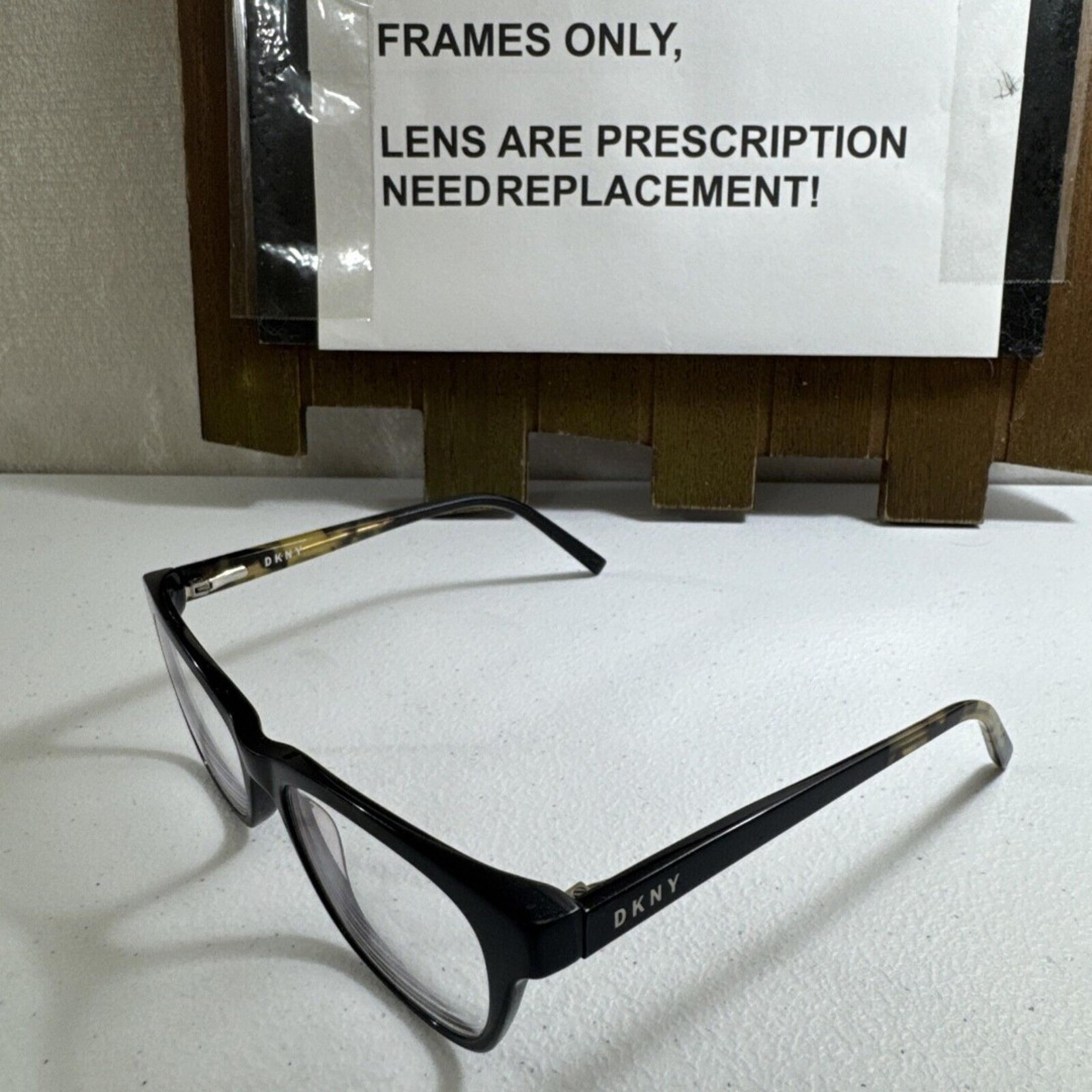 DKNY DK5007 Eyeglass Frames Only 51□17-135, Black Spring Hinges