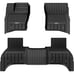 3W Floor Mats Fit 2020 - 2024 Range Rover Defender 110, TPE 1st, 2nd Row TPE