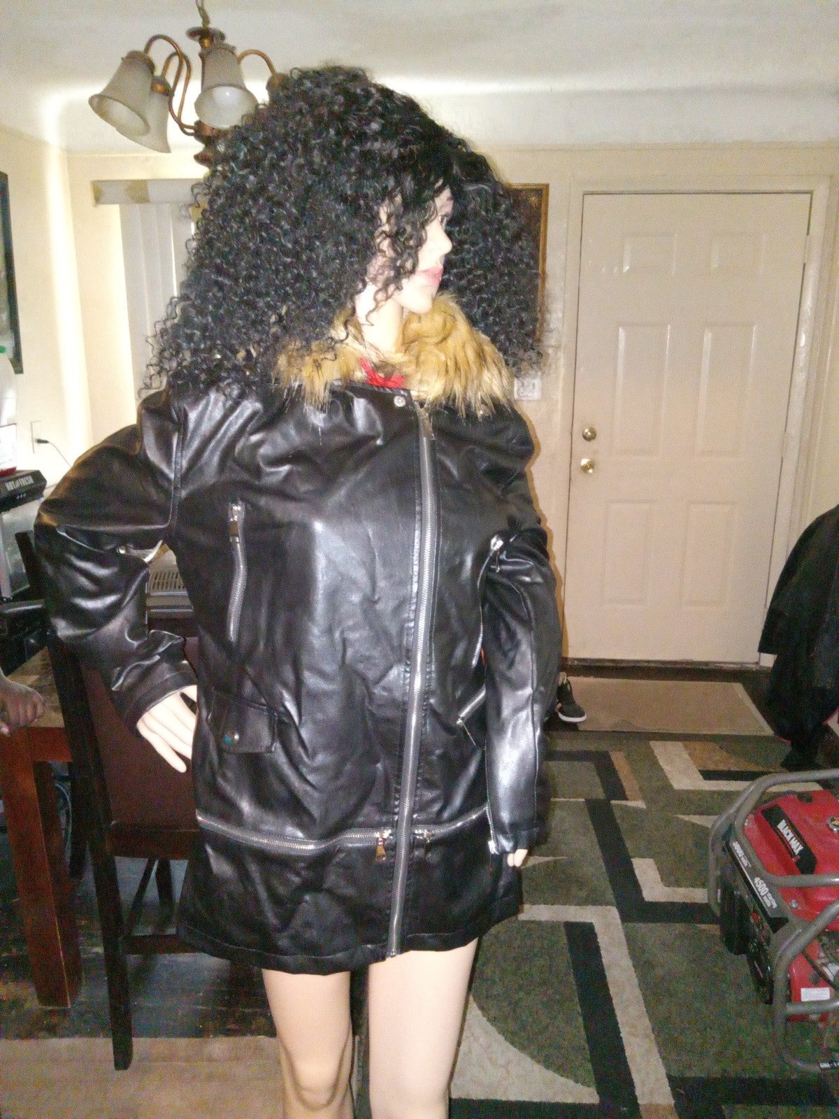 Faux Leather Jacket