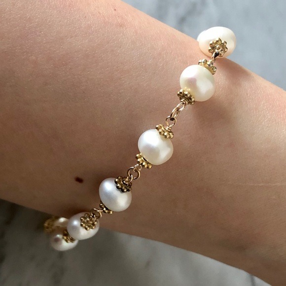 New Genuine Natural Freshwater PEARL BRACELET