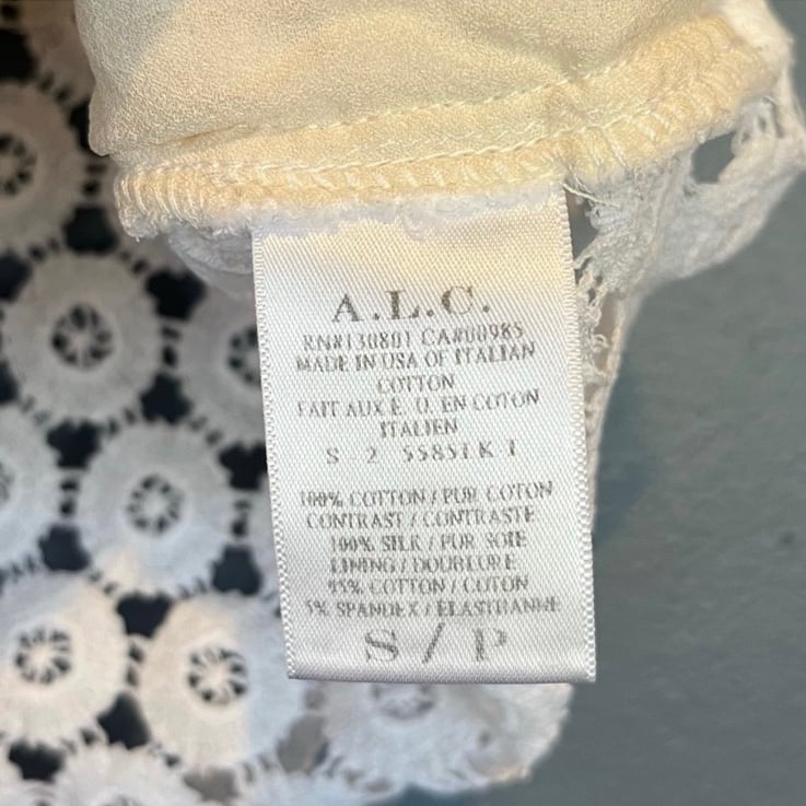 A.L.C. Lace Crop shops Top