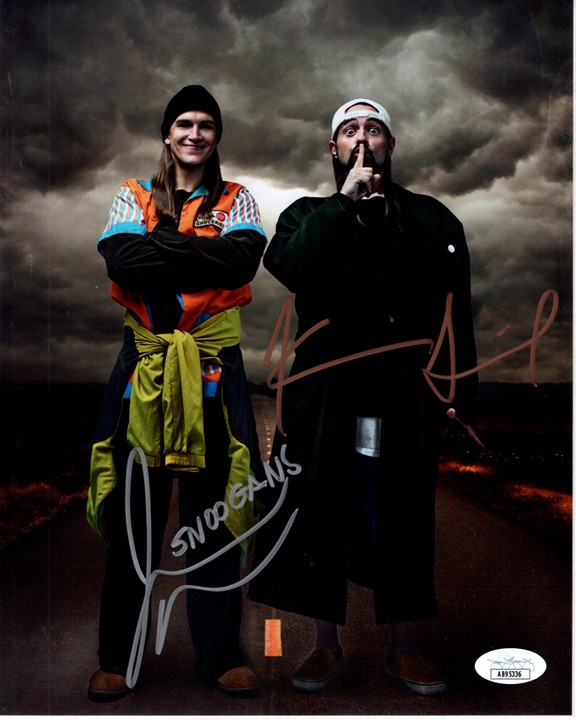 Jason Mewes and Kevin Smith signed 8x10 Jay and Silent Bob photograph JSA