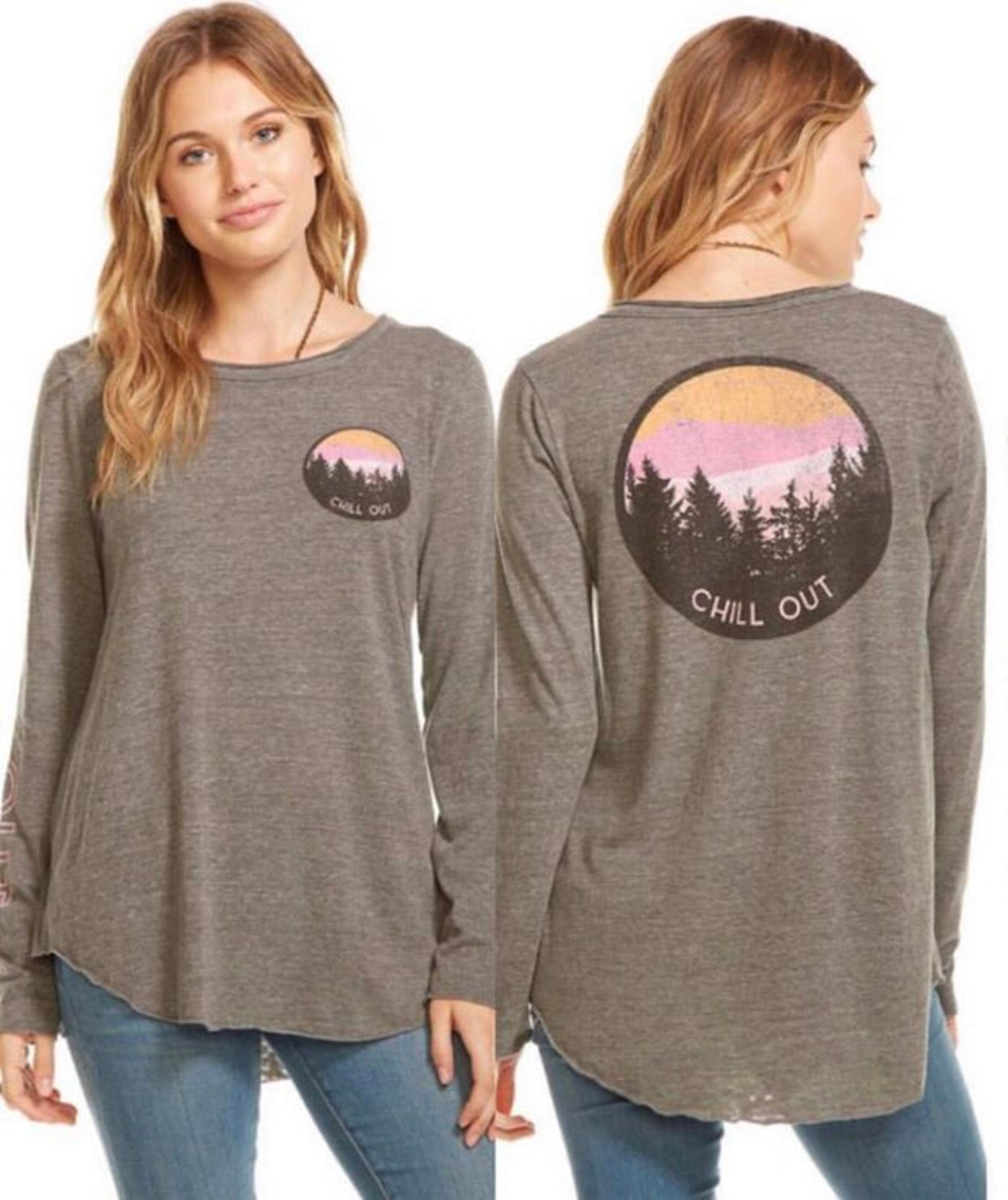 CHASER Chill Out Long Sleeved Graphic Tee