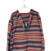 Faherty Mens Sweater Hoodie Striped Knit Pullover Superfleece Long Sleeve Large