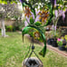 37 H, Farmhouse Solar Hummingbird Metal Wind Chimes, Garden Decor