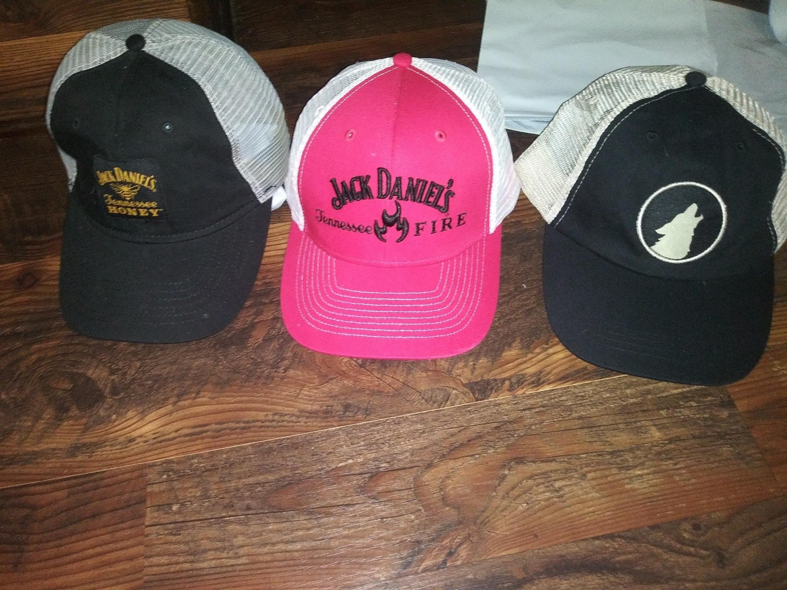 Mens Jack Daniels promo hats (3 hats)
