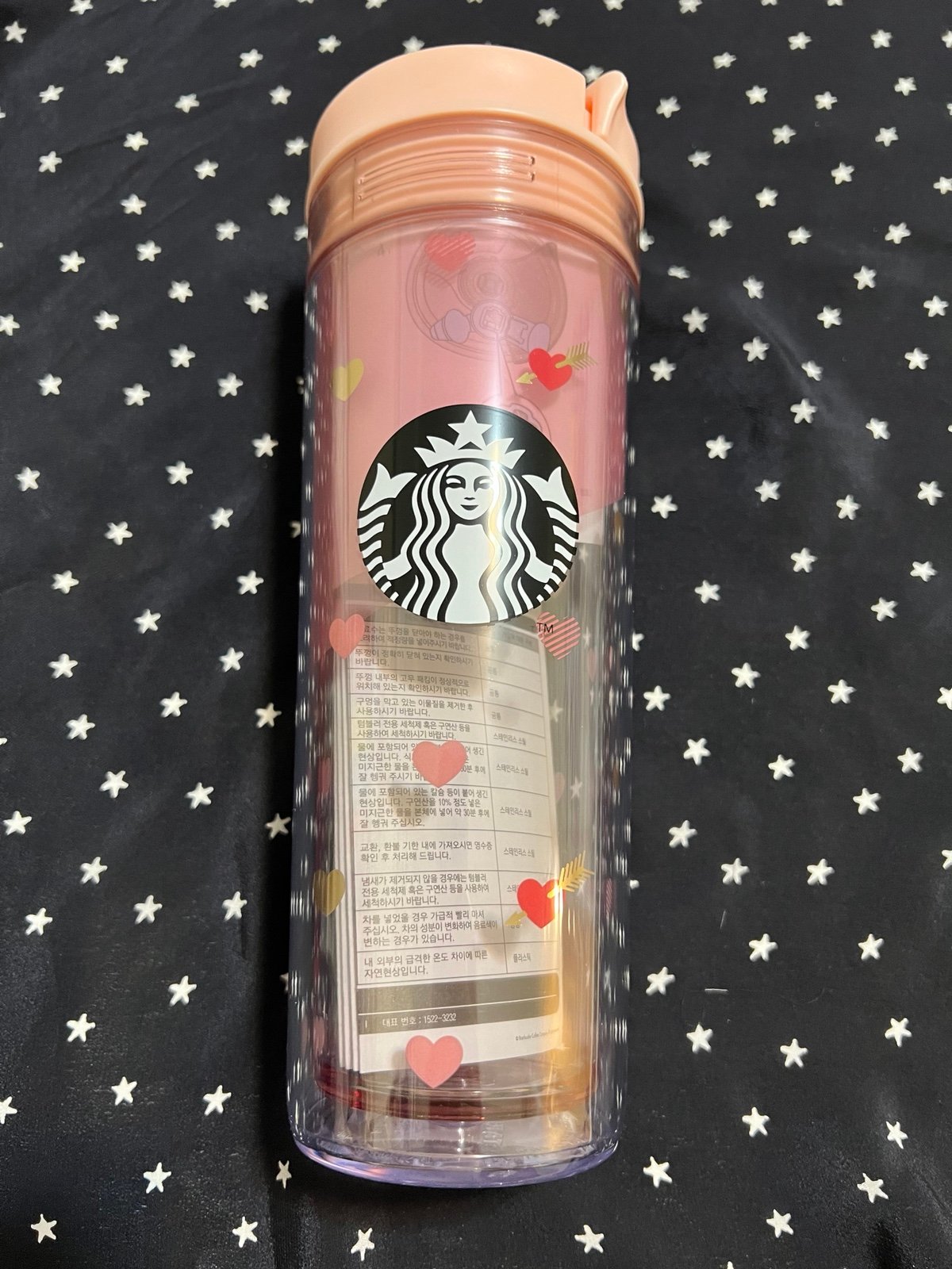 Starbucks Korea Love&love iconic tumbler 473ml Valentine's Day Limited