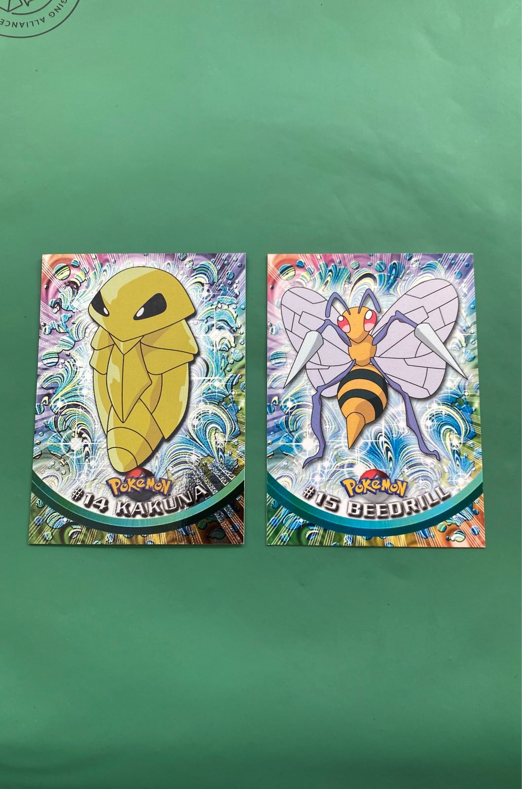 Kakuna and Beedrill Topps