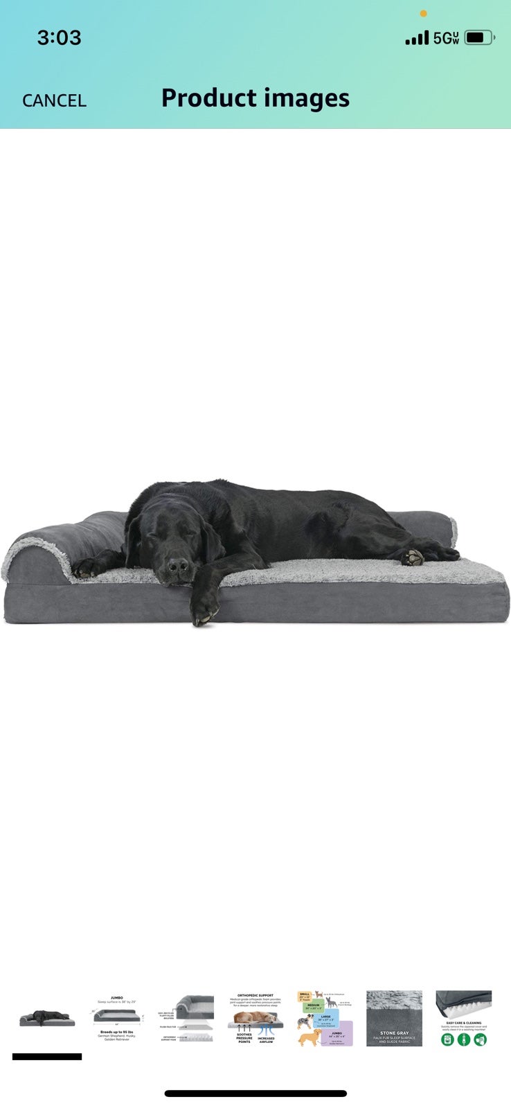 Furhaven Deluxe Orthopedic Pet Dog Bed