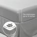 Queen Comforter Set 7 Pieces Pintuck Comforters Queen Size Grey