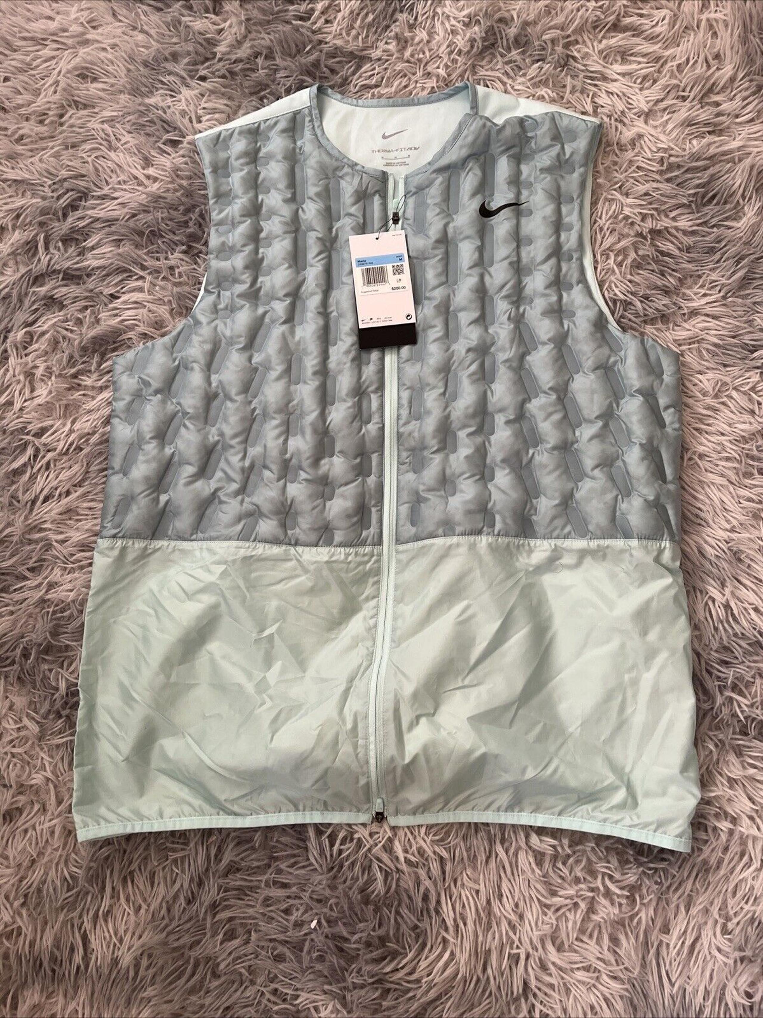 Nike Mens Golf Therma Fit Repel Full Zip Vest DX6078-346 Jade Ice Size Medium