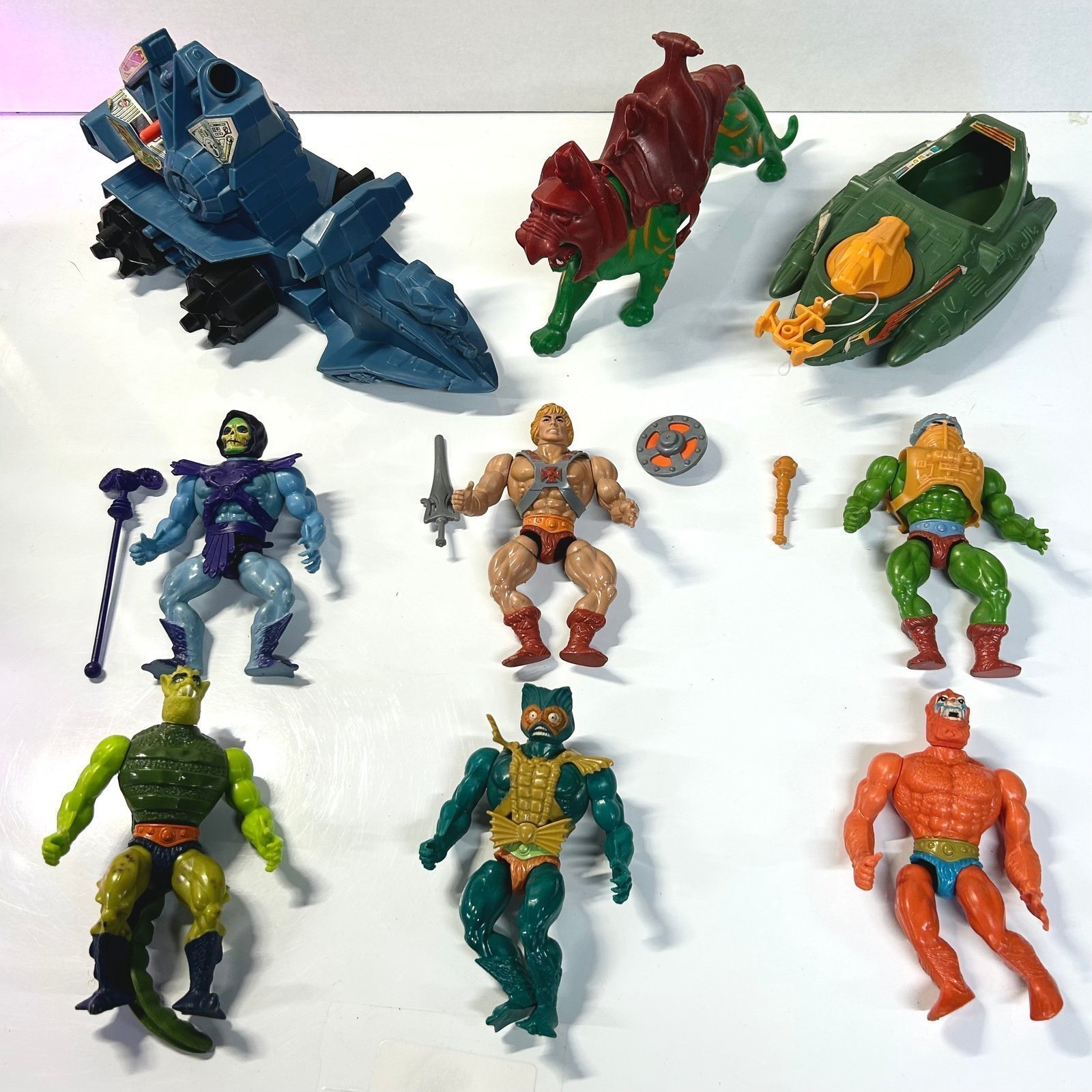 he man action figures 80's