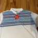 PUMA Glitch Stripe moisture WICKING Golf POLO Size XXL 579762 01 French Blue