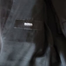 Hugo Boss black suit 38S