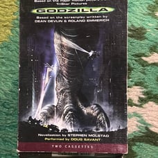 Godzilla Novelization based on the Motion Picture audio book two cassette tape