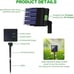 4-Pack 160FT 400 LED Solar String Lights Outdoor, Waterproof Solar Outdoor Light