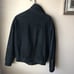 Vintage 90s Wilson's Adventure Bound Faded Black Leather Jacket Size M Moto EUC