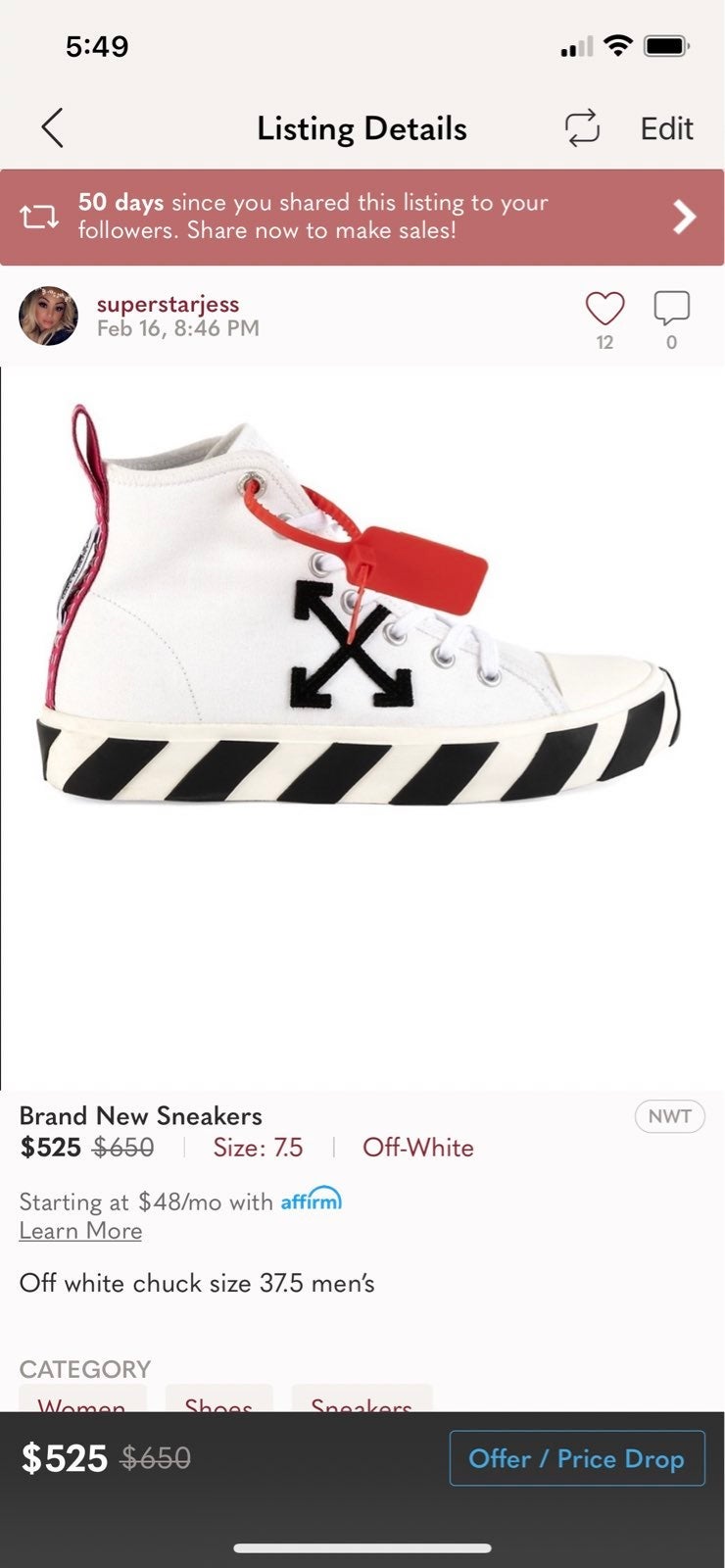 Off white Sneakers