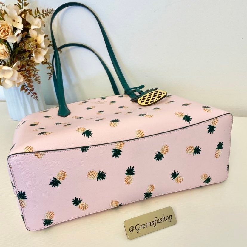 Kate Spade purse Marlee Pineapples Printed shops Tote Shoulder Bag