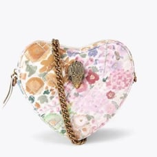 KURT GEIGER FLORAL COUTURE HEART BAG rare limited edition