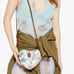 KURT GEIGER FLORAL COUTURE HEART BAG rare limited edition