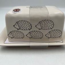 Harvest Green Studio Porcupine Butter dish