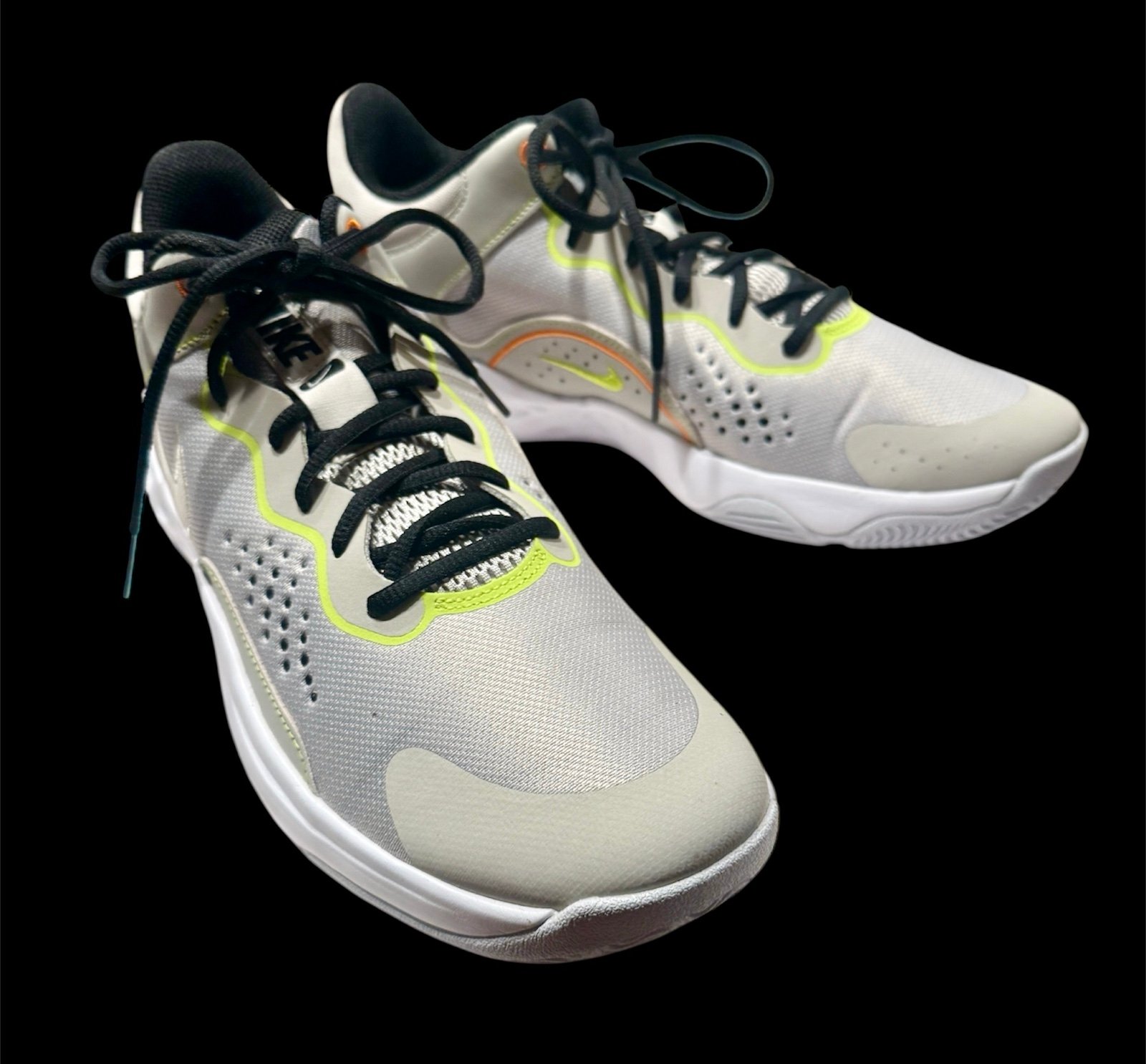 NIKE Fly By Mid 3 Basketball Shoes Sneaker Lt Iron Ore DD9311-004 Men 11.5 NEW