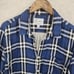 Lucky Brand Gauze Blue Plaid Long Sleeve Button-Up Shirt L Lined