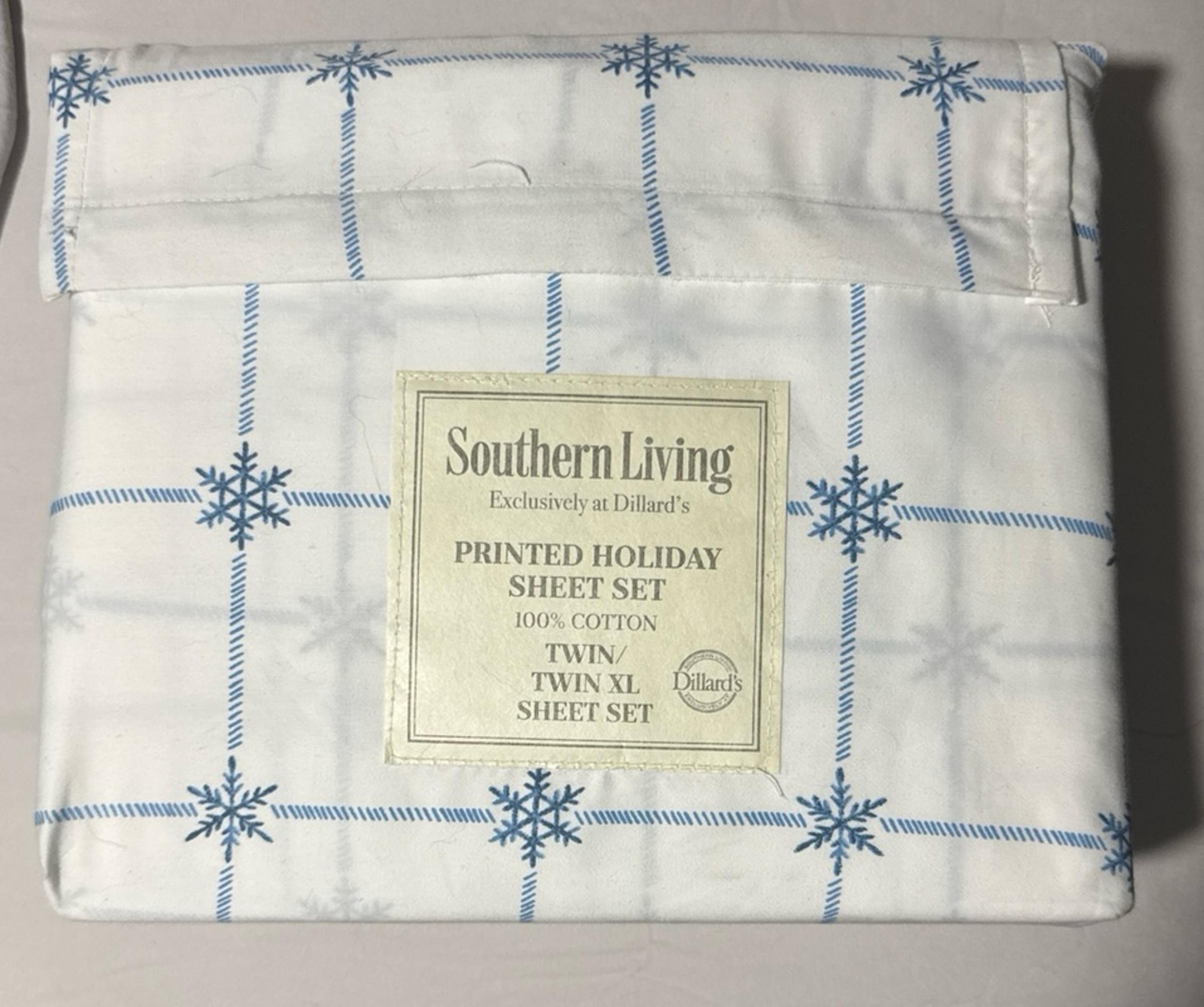 Southern Living 100% cotton sheet *Holiday*