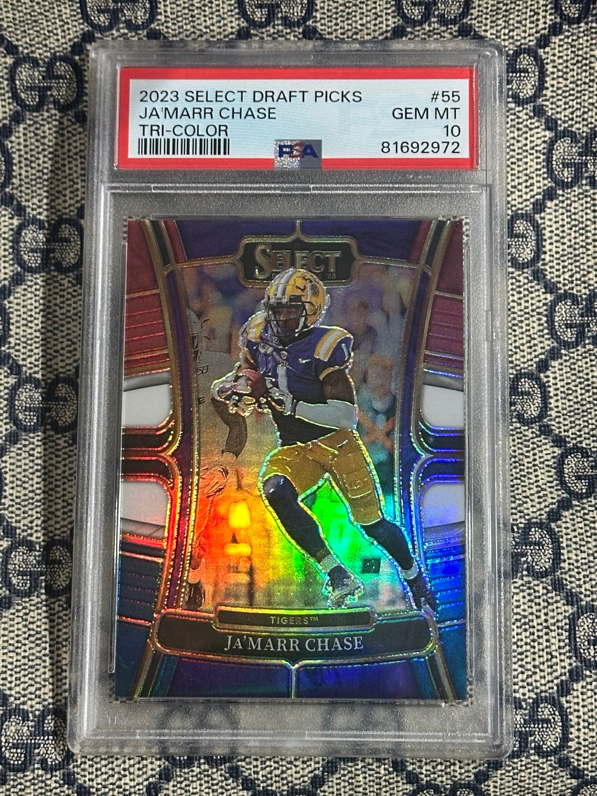 2023 Select Draft Picks Ja'Marr Chase Tri-Color /199