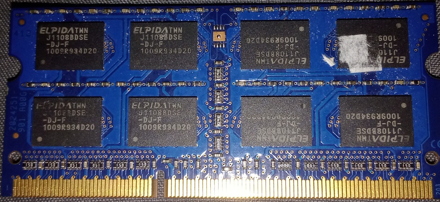 RAM 2GB 2Rx8 PC3