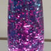 Glitter Lava Lamp W/ Purple, Blue, Silver Colors 16 High