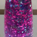 Glitter Lava Lamp W/ Purple, Blue, Silver Colors 16 High
