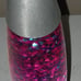 Glitter Lava Lamp W/ Purple, Blue, Silver Colors 16 High
