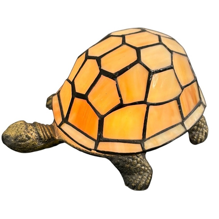 Tiffany Style Turtle Table Lamp