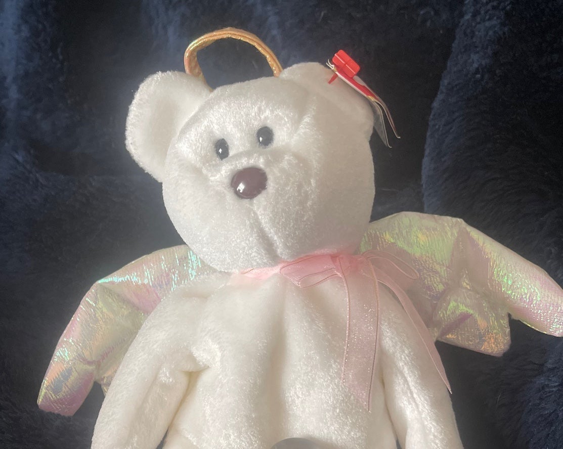 Ty Beanie Babies Halo The Angel Bear