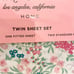 Juicy Couture Signature Floral TWIN SHEET SET New