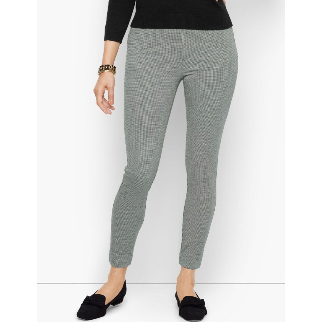 Talbots Soho Legging in Houndstooth Size: 16