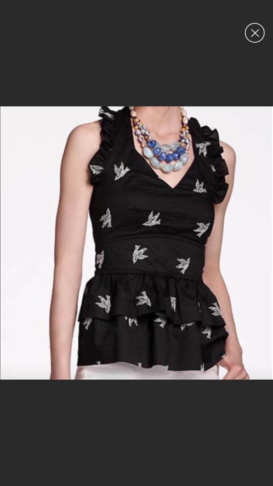 Girls from Savoy Halter Top Size 4