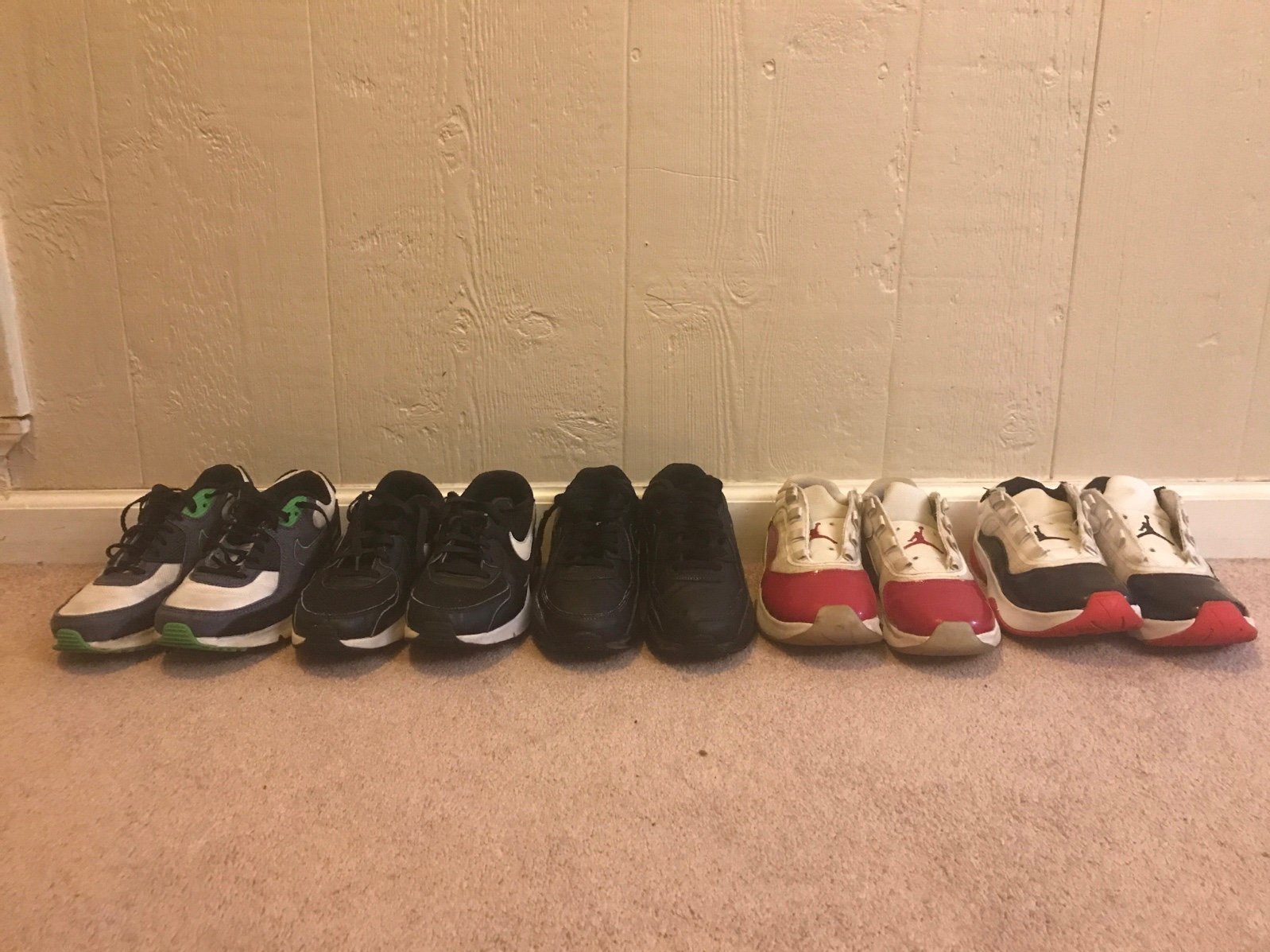 Jordan’s and Nikes lot (size 4.5 to 6)