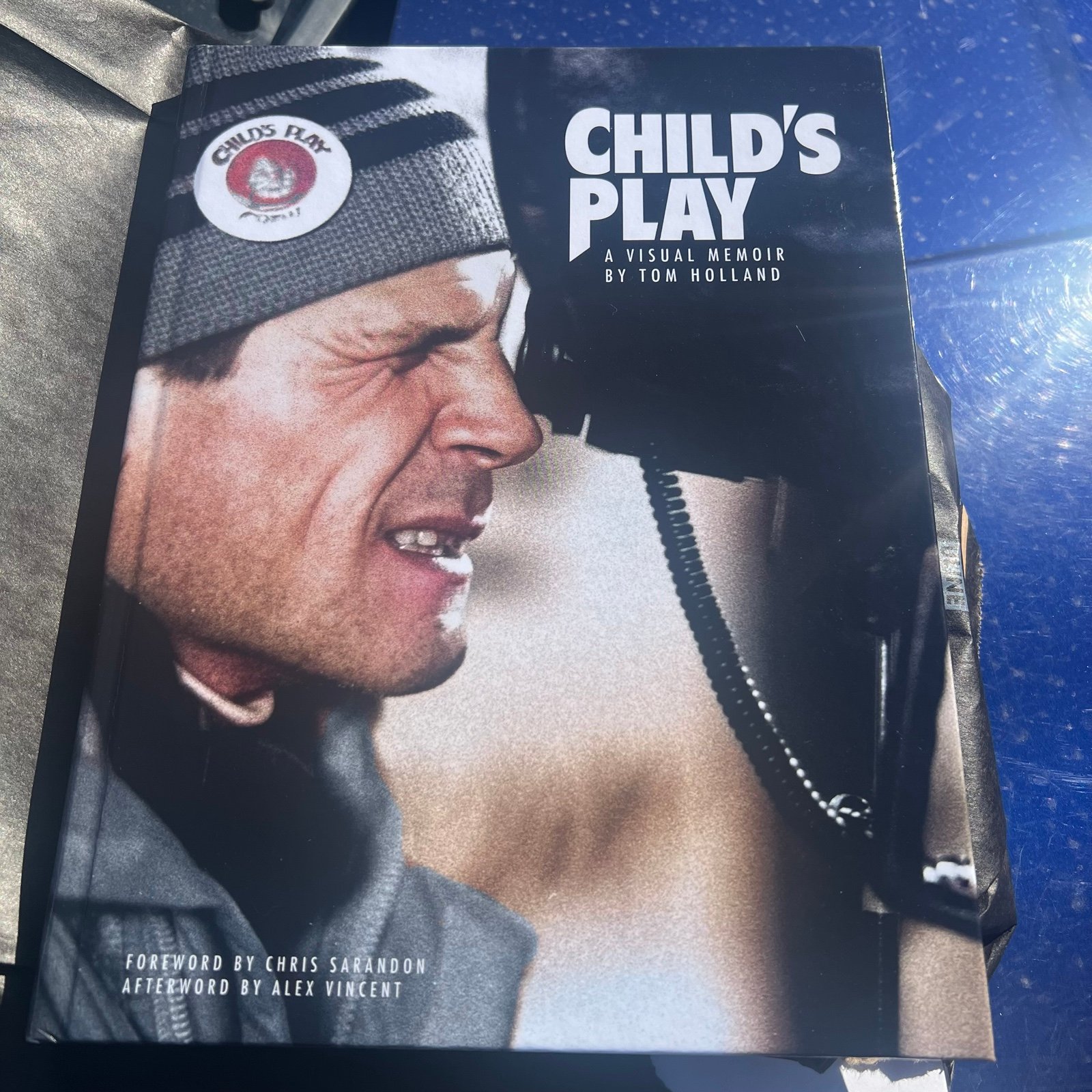 CHILD'S PLAY A VISUAL MEMOIR SIGNED TOM HOLLAND