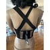 Akira Neither Here Nor There Black Mesh Corset Top sz M NWT