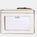 COACH Mini Skinny ID Card Case Signature Print Glacierwhite NWT