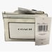 COACH Mini Skinny ID Card Case Signature Print Glacierwhite NWT