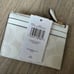 COACH Mini Skinny ID Card Case Signature Print Glacierwhite NWT