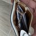 COACH Mini Skinny ID Card Case Signature Print Glacierwhite NWT