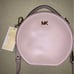 Michael Kors Delaney Canteen Round Messenger Soft Pink Purse NWT