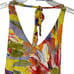 Tommy Bahama Halter Top Size S Colorful Tropical Beach Noli Blooms Stretch Aloha