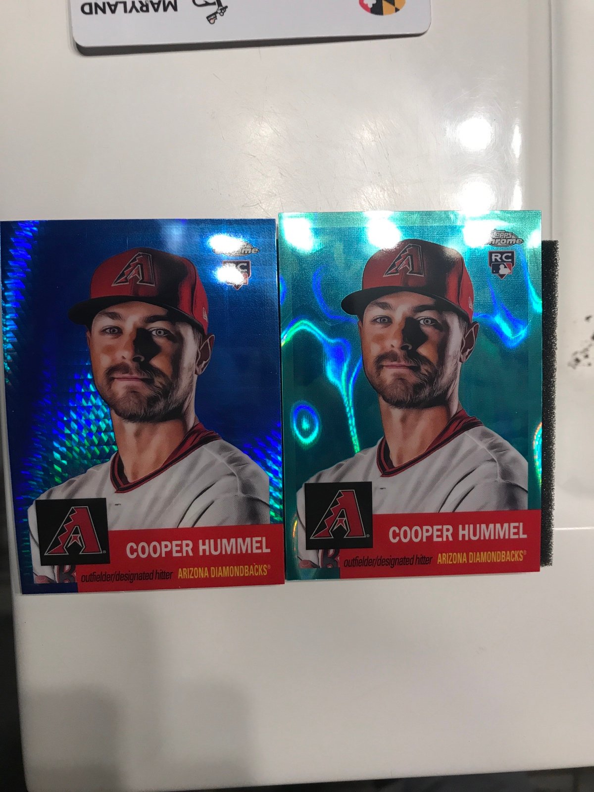 2022 Topps chrome platinum Cooper Hummel cards one number 32/299