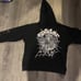 Sp5der hoodie black and white